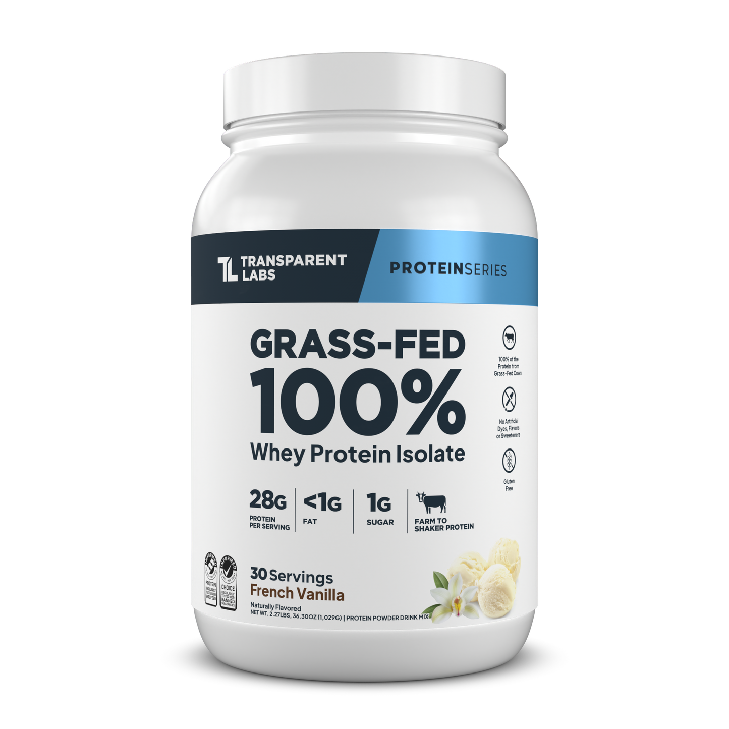 Grass-Fed Whey Protein Isolate
