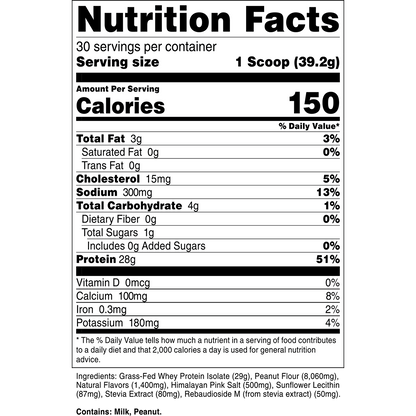 Grass-Fed Whey Protein Isolate